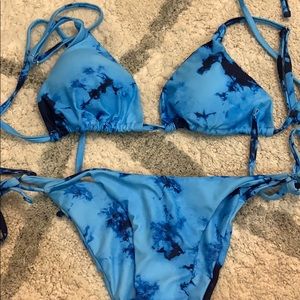 Zaful tje dts bikini blue